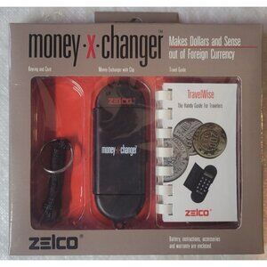 Zelco Money X-Changer Electronic Travel Foreign Currency Exchange Calculator